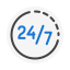 پشتیبانی 24/7