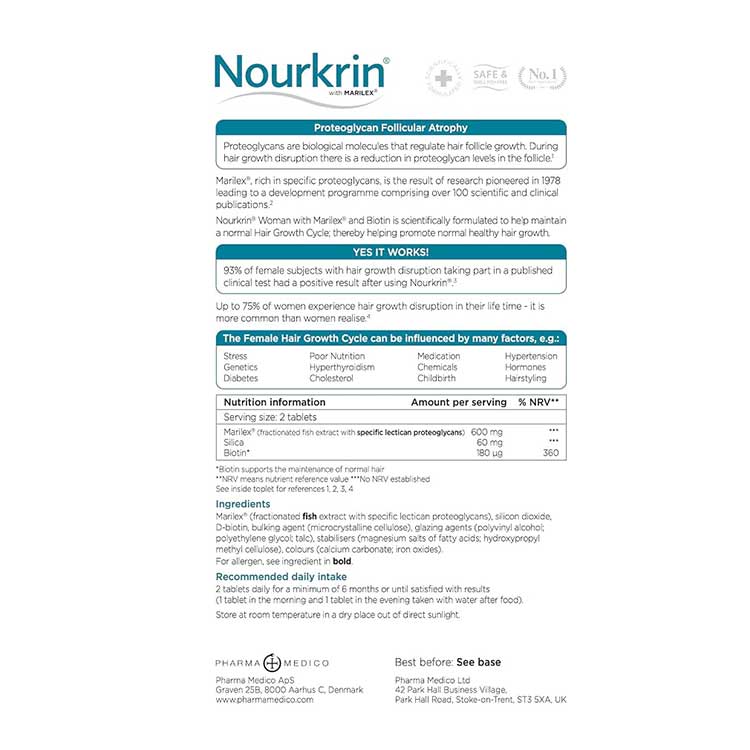 قرص Nourkrin وومن